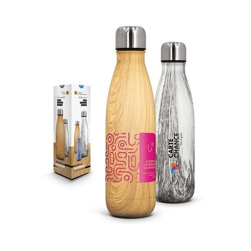 BOUTEILLE GOURDE ISOTHERME DOUBLE-PAROI INOX 50 cl