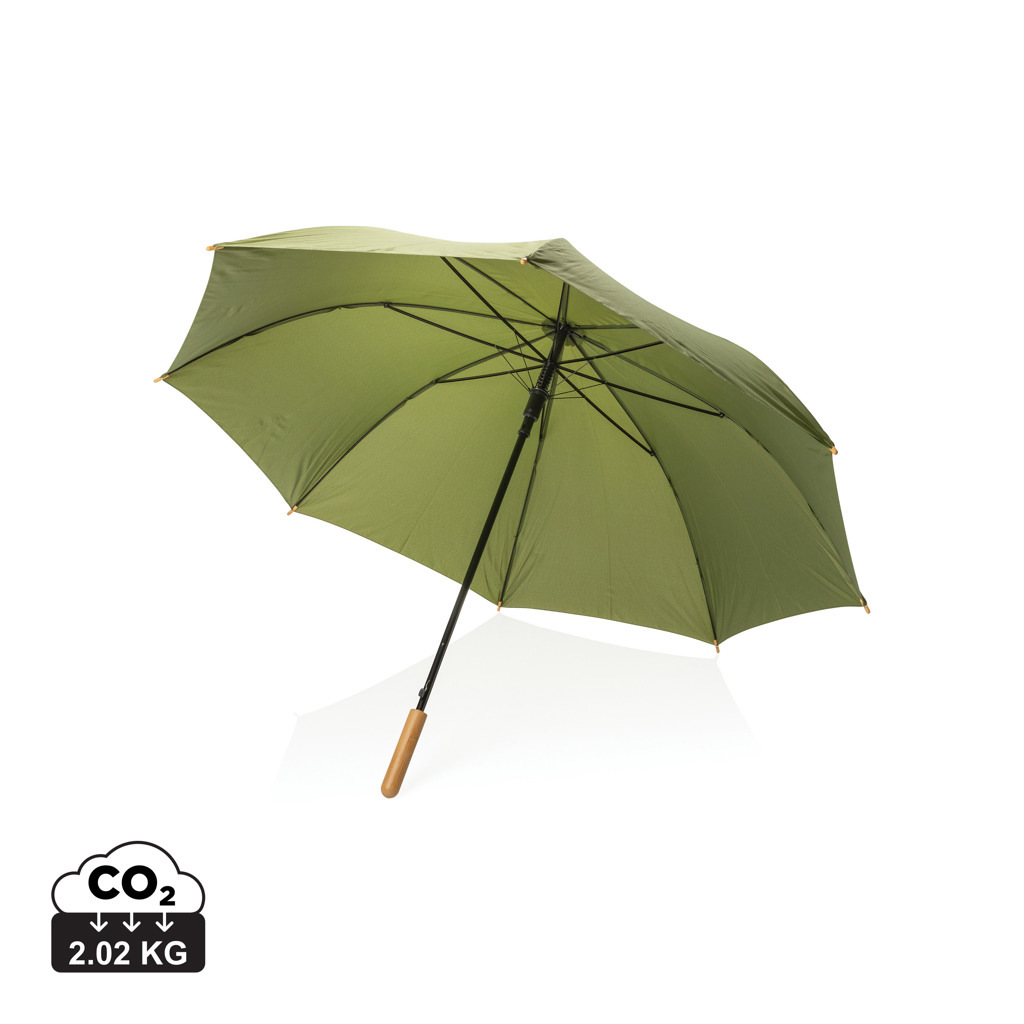 Parapluie 27' en rPET et bambou ouverture auto Impact AWARE™