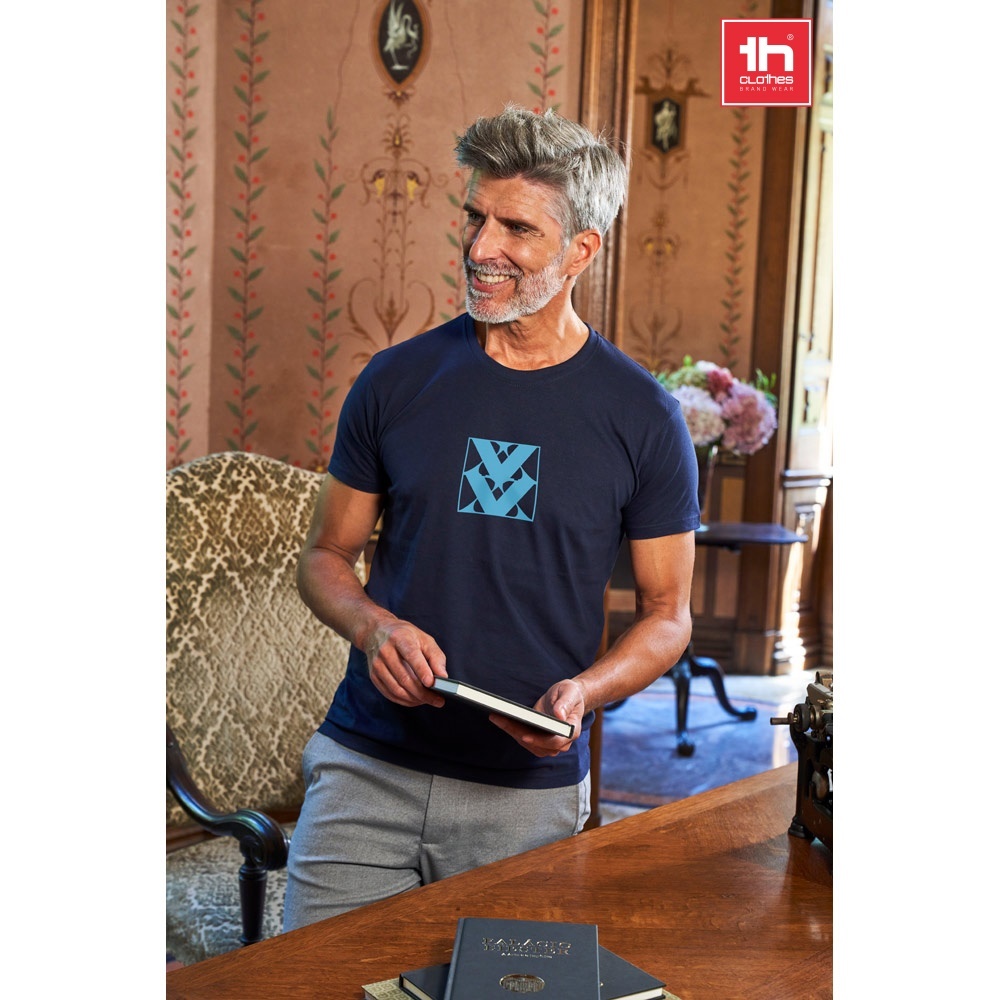 THC LUANDA. T-shirt homme en coton tubulaire