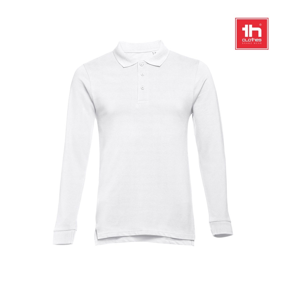 THC BERN WH 3XL. Polo à manches longues pour homme