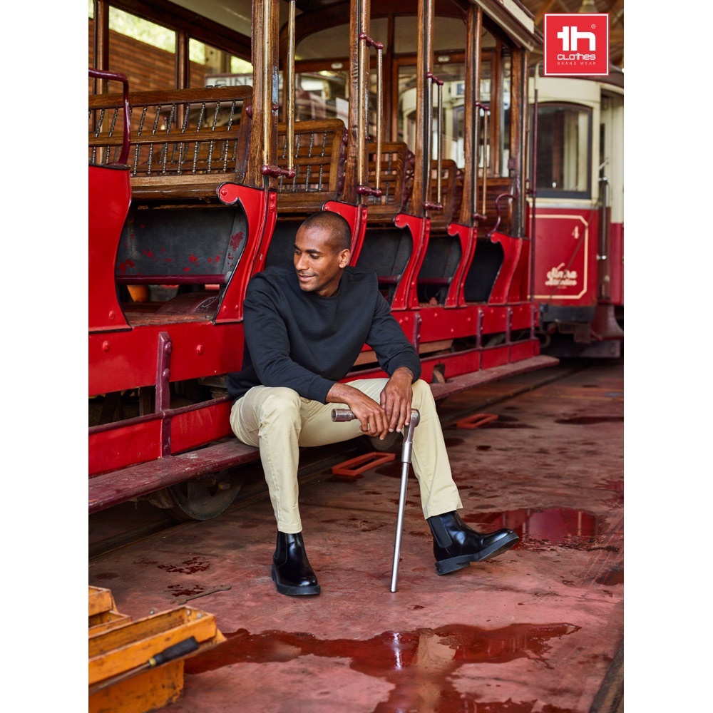 THC TALLINN. Pantalon en coton et élasthanne