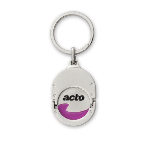 PORTE-CLÉS JETON AT30 MÉTAL