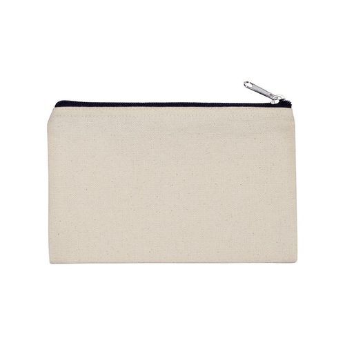Trousse coton JAIPUR 230 Ecru / Bleu foncé