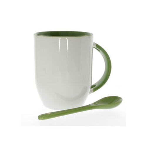 Tasse BICOLORE cuillère - Vert