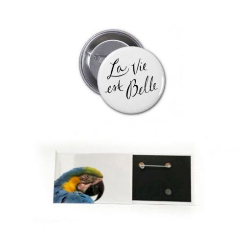 Badge EPINGLE rond - France