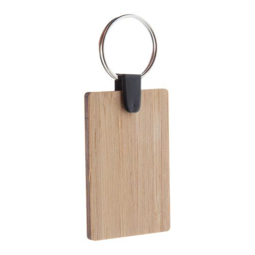 Porte-Clés En Bambou Rectangle Bambry