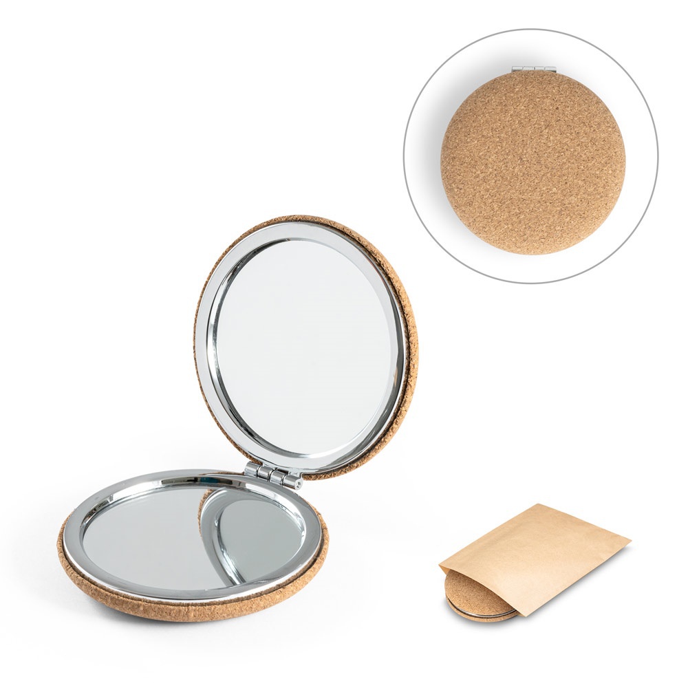 TILBURY. Miroir de poche double faces