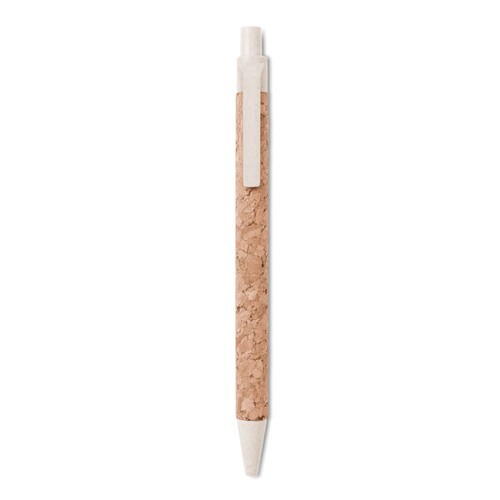 MONTADO Stylo bille en liège / blé-paille