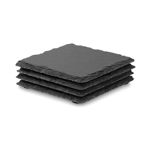 SLATE4 Sous-verres en ardoise