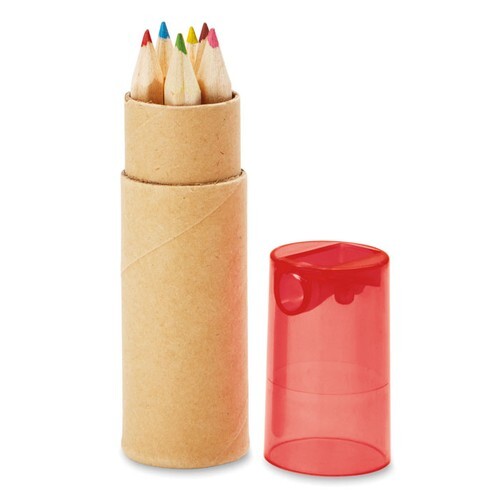 PETIT LAMBUT Tube de 6 crayons de couleur