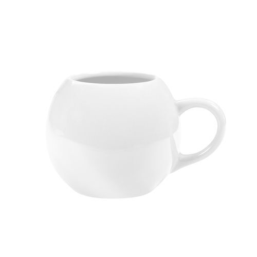 Mug céramique blanche brillante 420ml - GASPAR