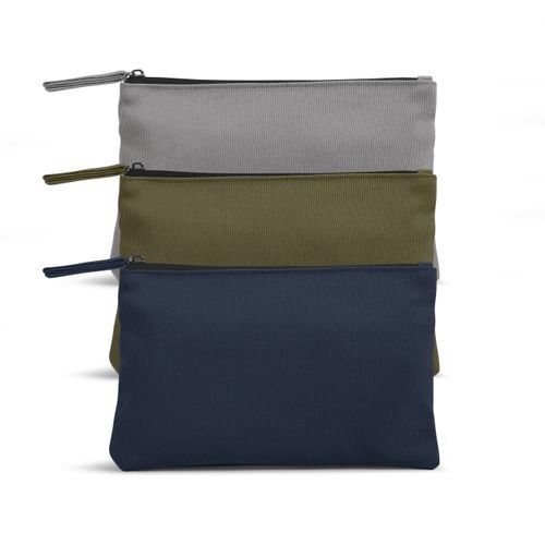 Trousse zippée polyester recyclé REWAY