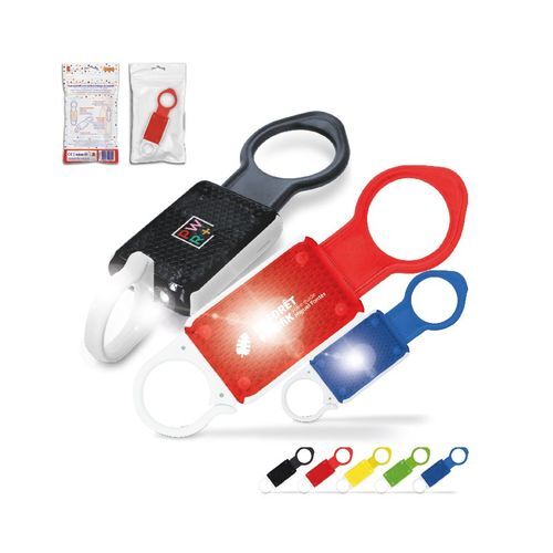 LAMPE DE SECURITE A CLIPSER ET PORTE-BOUTEILLE