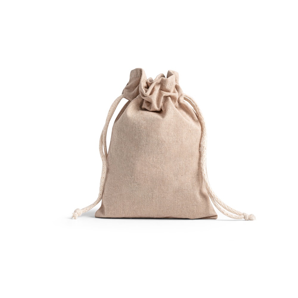 GIBRALTAR. Sac cadeau en coton recyclé (70%) et polyester (30% rPET) (140 g/m²)