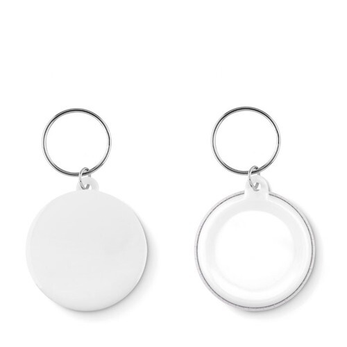 PIN KEY Porte-clés en métal insert papier