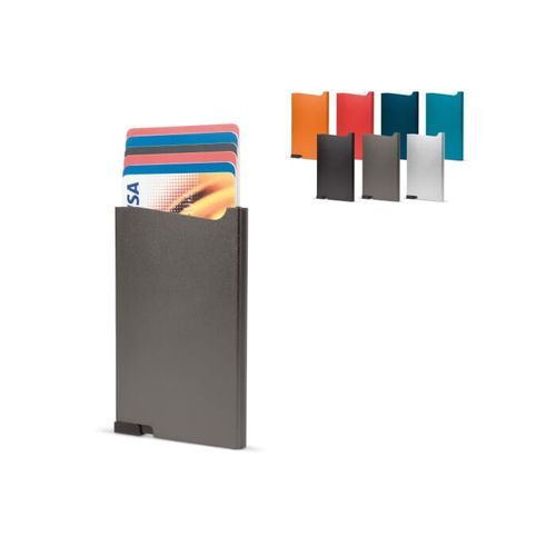 Porte-cartes bancaire en aluminium