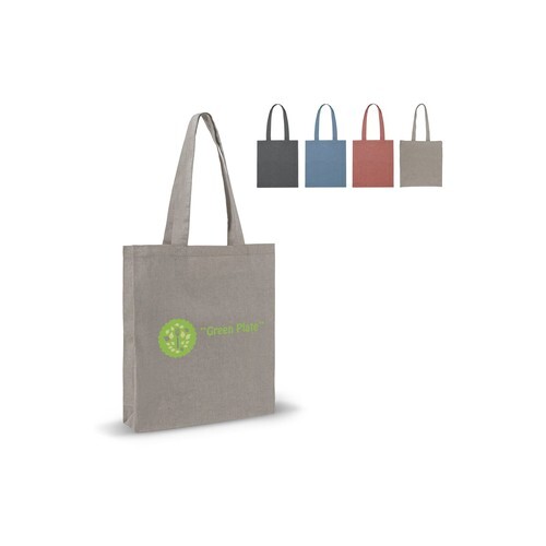 Sac shopping en coton recyclé 38X42X10 cm