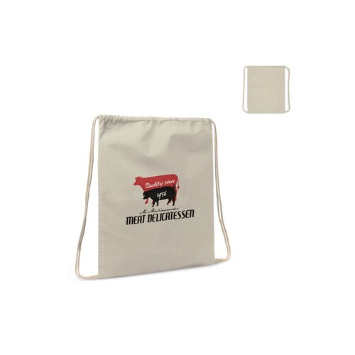 Sac cordelettes coton OEKO-TEX® 140g/m² 35x45cm