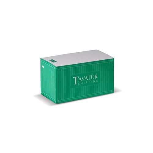Cube papier forme conteneur 15x8x8.5cm