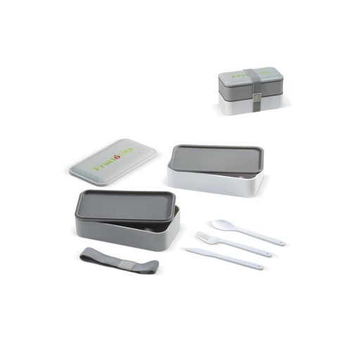 Boîte à bento avec couverts 1250ml