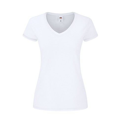 T-Shirt Femme Blanc Iconic V-Neck