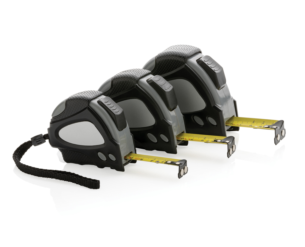 Mètre ruban Auto stop 5M/19mm en plastique recyclé RCS