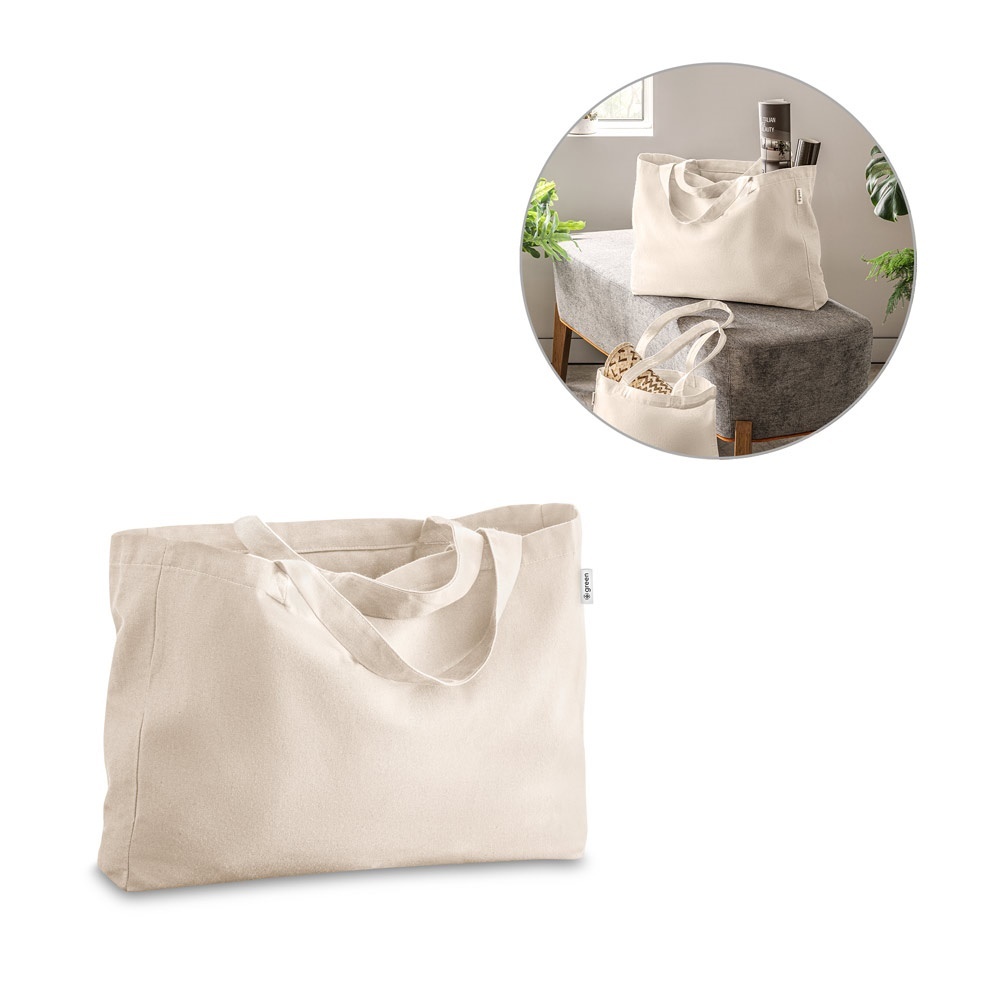 PARMA. Sac en coton (50%), coton recyclé (30%) et polyester (20% rPET) (280 g/m²)