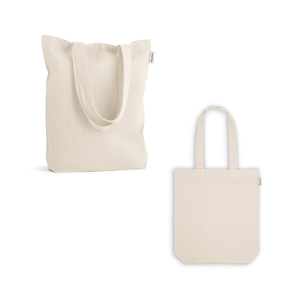GIRONA. Sac en coton (50%), coton recyclé (30%) et polyester (20% rPET) (220 g/m²)
