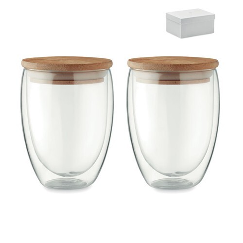 TIRANA SET Lot de 2 verres 350 ml