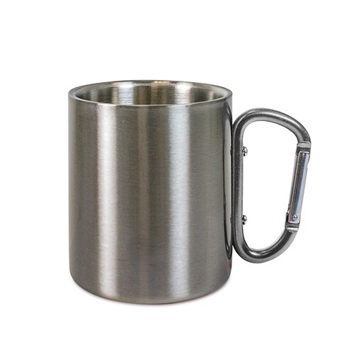 MUG INOX MOUSQUETON DE COULEUR 310ml