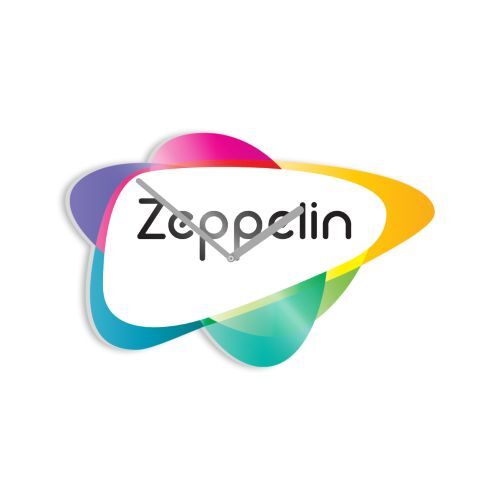 Horae Horloge murale Premium sur-mesure. Aiguilles Argent