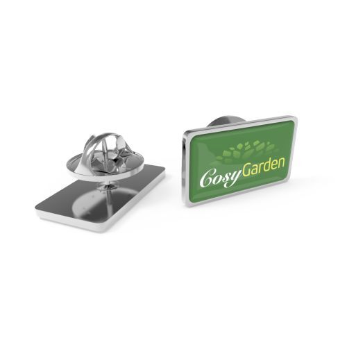 Pin Métal Rectangle (19x11 mm)