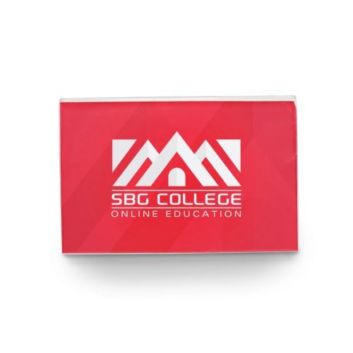 Badge Transparent 85x55mm, épingle