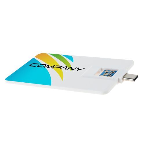 Clé USB Credit Card 3.0 Type-C, 64 GB Premium