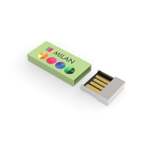 Clé USB Milan 3.0 (Vert Citron), 128 GB Premium
