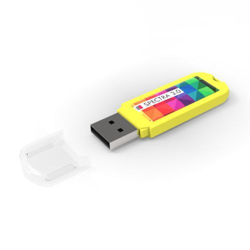 Clé USB Spectra 3.0 India (Jaune), 128 GB Premium