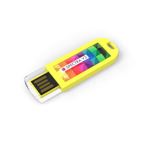 Clé USB Spectra V2 (Jaune), 16 GB Basic