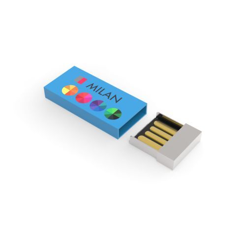 Clé USB Milan (Bleu cobalt), 4 GB Basic