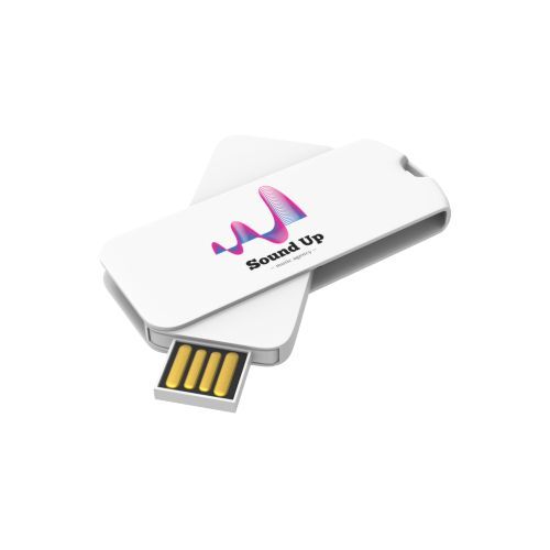 Clé USB Smart Twister (Blanc), 8 GB Premium