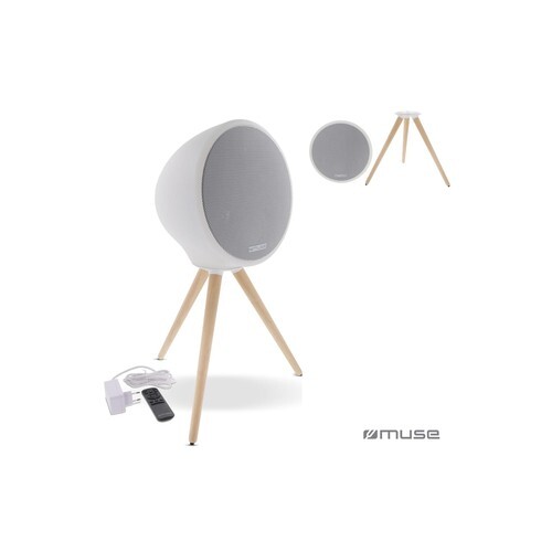 M-655 | Muse Enceinte Bluetooth full LED, étanche, avec trépied 100W