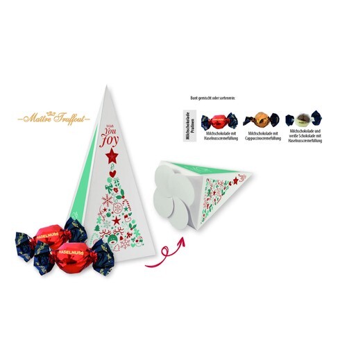 Pralinés de Noël Carton motif 