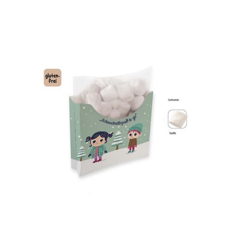 Chamallows dans boîte publicitaire, Mini Marshmallow Rocky Mountain