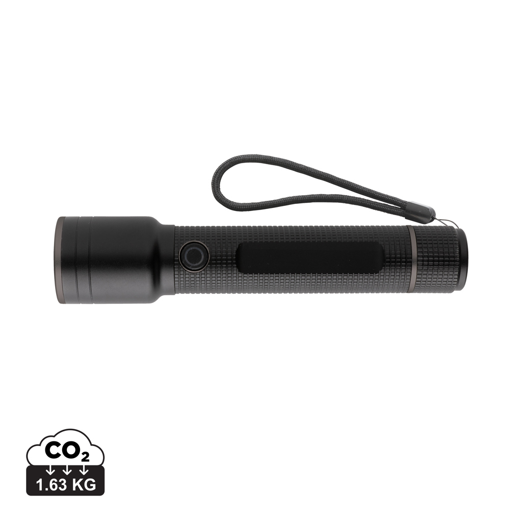 Lampe torche 10W rechargeable par USB en alu RCS Gear X
