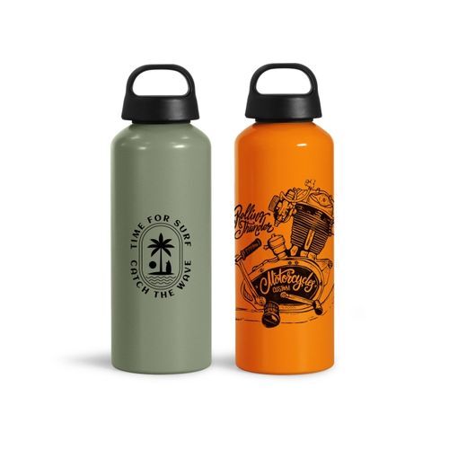 Bouteille aluminium recyclé 750ml