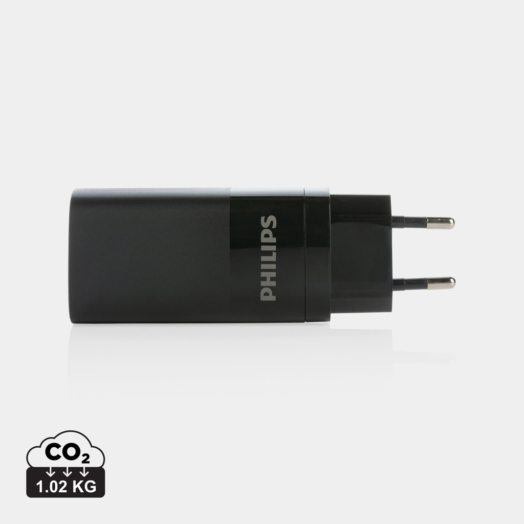 Chargeur mural USB 3 ports PD ultra-rapide Philips 65 W