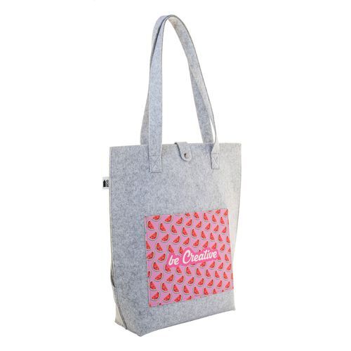 sac à bandoulière RPET personnalisable CreaFelt Toteback