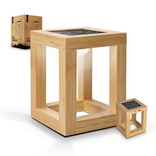 LAMPE SOLAIRE EN BAMBOU