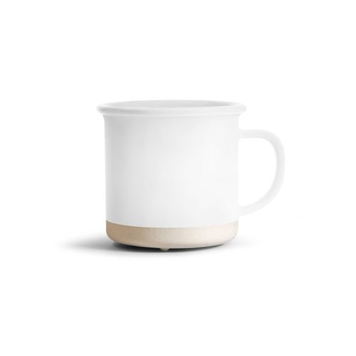 Mug céramique blanche brillante 280ml - LOUIS