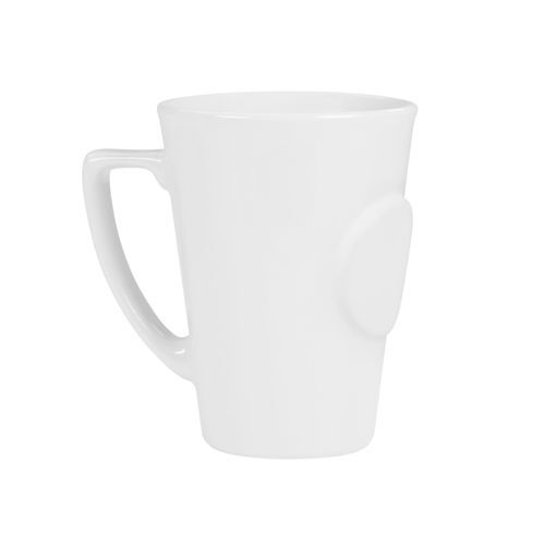Mug céramique blanche brillante 380ml - REINE