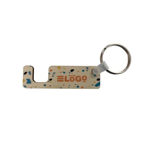Porte-clés Support de téléphone en Bois - France